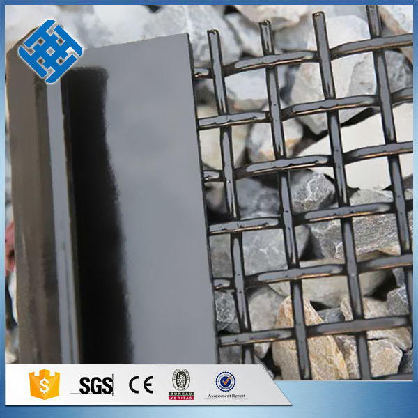 High manganese 65Mn steel wire sand Hooked Vibrating quarry Rock shaker crusher sieve Screen mesh