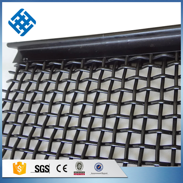 High manganese 65Mn steel wire sand Hooked Vibrating quarry Rock shaker crusher sieve Screen mesh